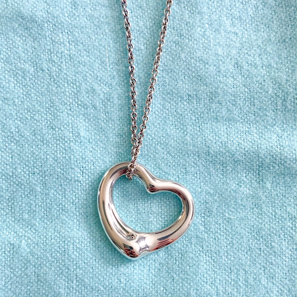 Tiffany and Co. Elsa Peretti Open Heart Pendant